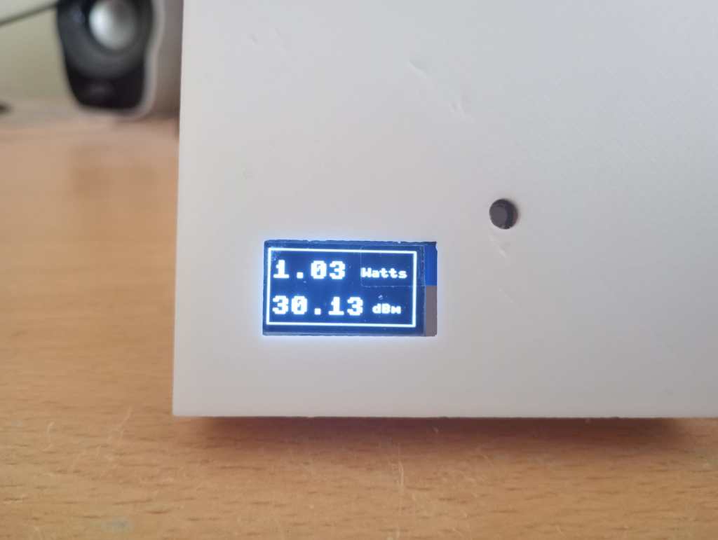 QRP dummy load and RF power indicator prototype